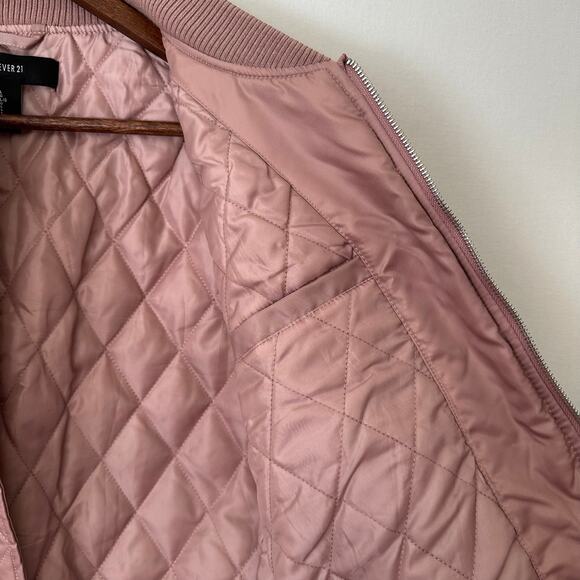 Forever 21 Mauvy Pink Bomber Jacket - Picture 8 of 13